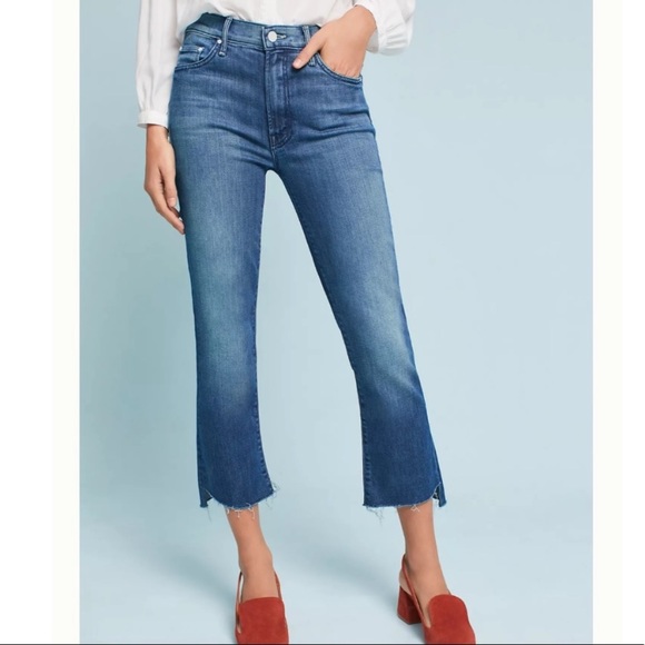 MOTHER Denim - MOTHER The Insider Crop Step Fray Denim Jeans